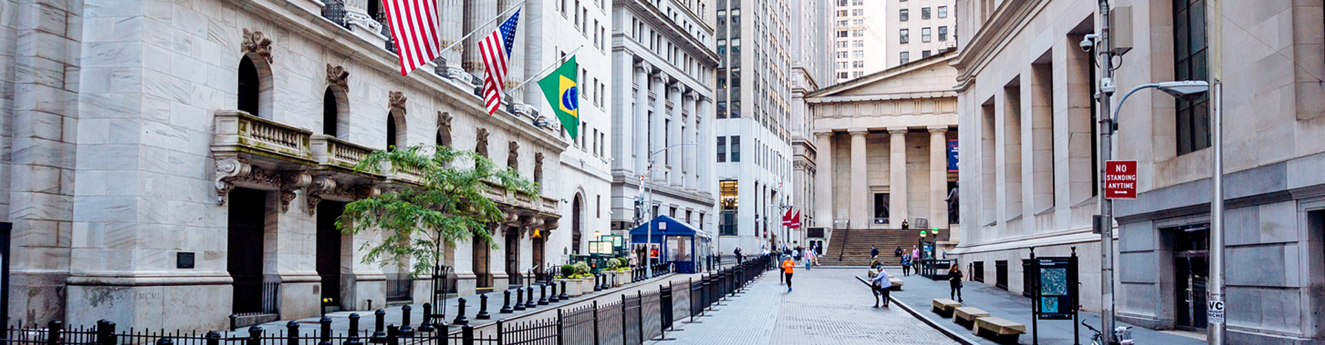 Wall Street and New York Stock Exchange